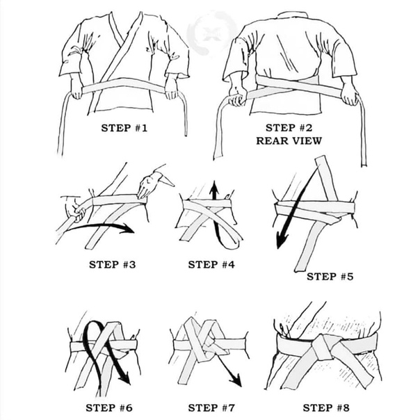 Как правильно завязать пояс дзюдо ребенку на кимоно