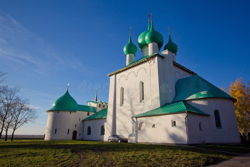 Church of St. Sergius of Radonezh on Kulikovo Field, Tula region. stock image