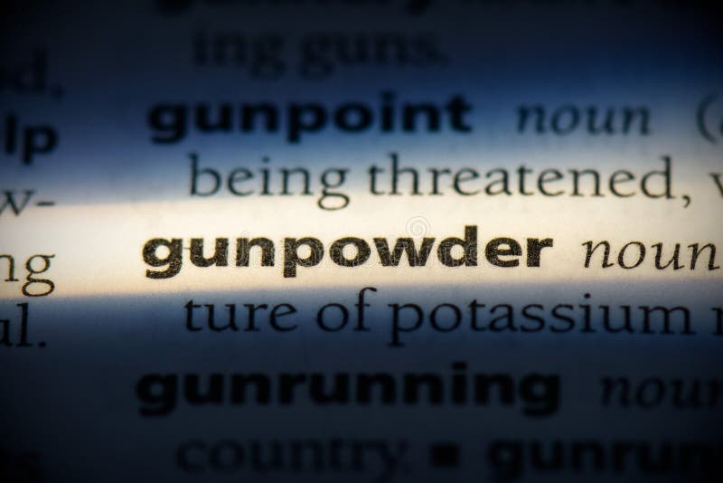 Gunpowder stock photography