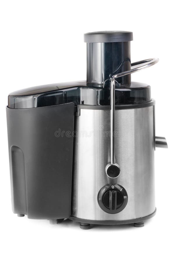 Juice extractor on white royalty free stock photos