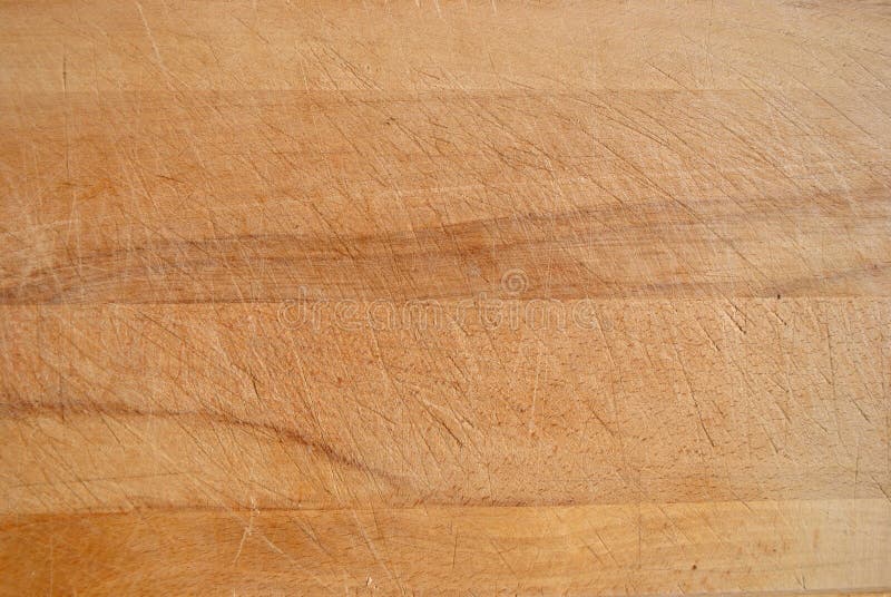 Worn Wood of a Chopping Board stock image