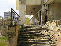 Building in the abandoned Pripyat
