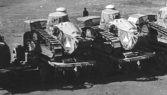 Перевозка испанских танков в Рифской войне 2