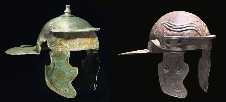 ​Римские шлемы I века н. э. - Римское фехтование 