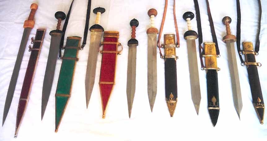 ​Римские мечи начала II века до н. э. — второй половины I века н. э. - Римское фехтование 