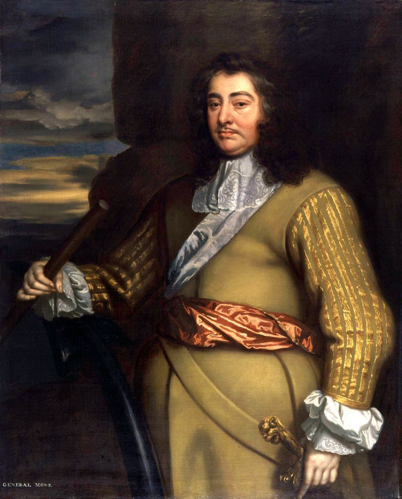 ​Прижизненный потрет генерала Монка, 1665–1666 годы - Парни в медвежьих шапках 