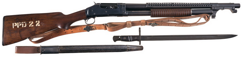 ​Траншейный дробовик времён Первой мировой с винтовочным штыком - Инструмент для войны накоротке 