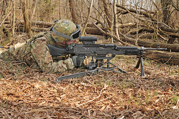 M240B on M192 Tripod