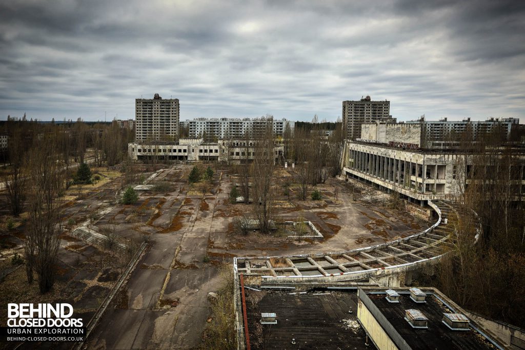 Pripyat - View across the Plaza
