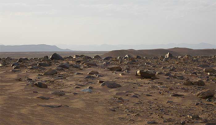 Hamada, or rocky plateau