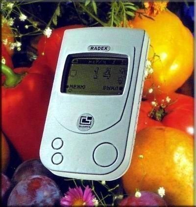 Дозиметр RadЭкс можно использовать для обследования продуктов питания.