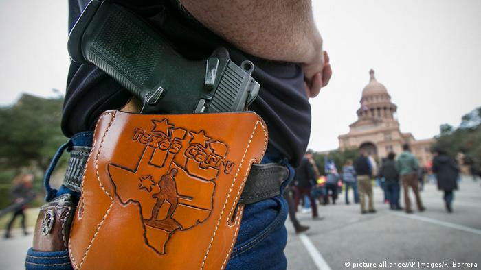 A man with a Texas holster