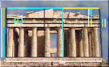 The Parthenon illustrates design based on phi, the golden ratio