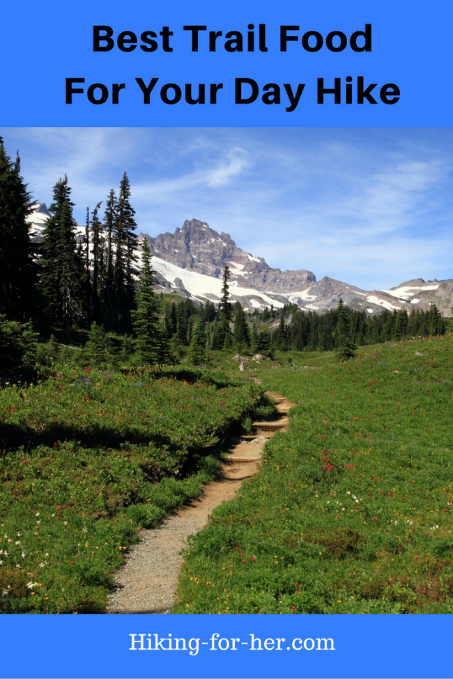 Get the most out of your hike with these tasty and high energy day hike food tips. #hiking #dayhikes #trailsnacks #hikingforher #dayhikefood #hikingsnacks #hikinglunch