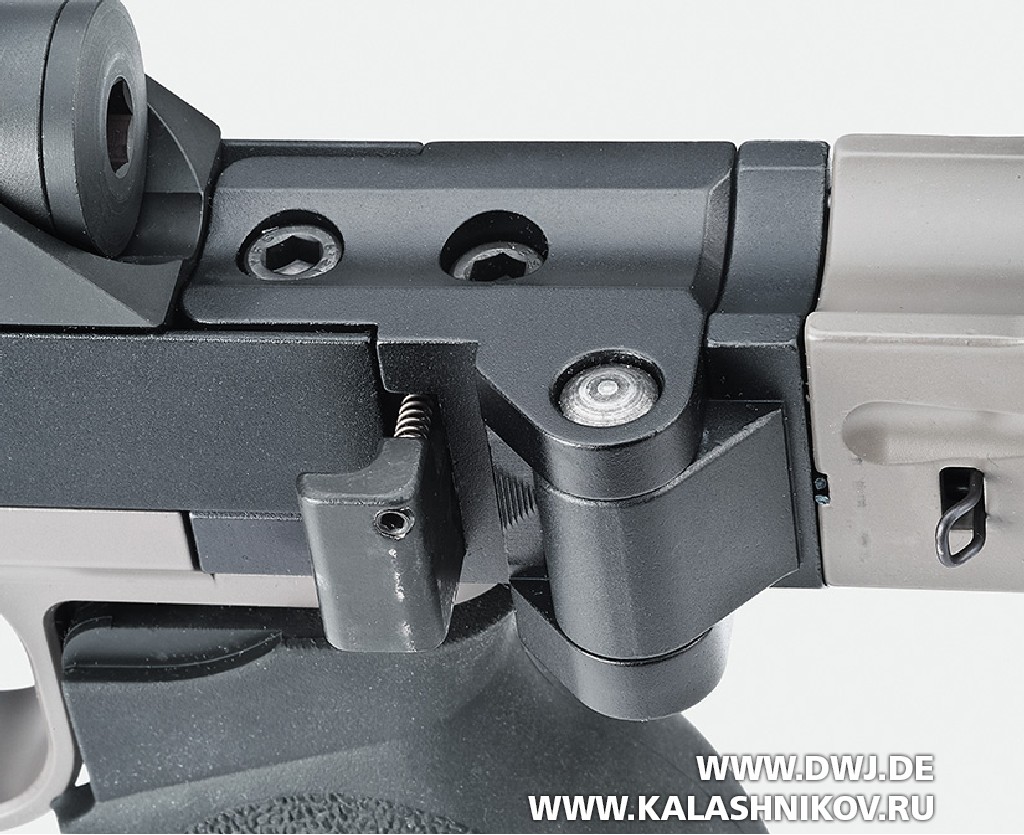 Высокоточная винтовка Steel Core Designs Cyclone калибра .308 Winchester. Механизм складывания приклада