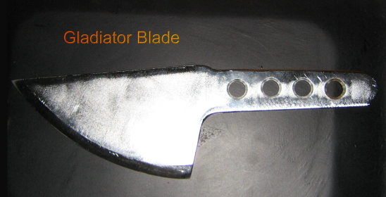 The Gladiator Blade throwing knife made by Markus. Impressive and massive.