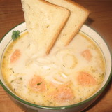 Рыбный суп микс со сливками