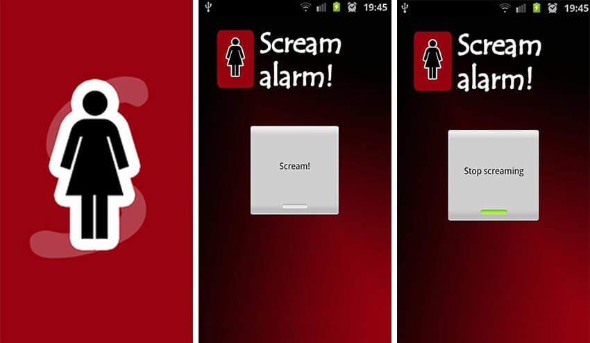Scream Alram App