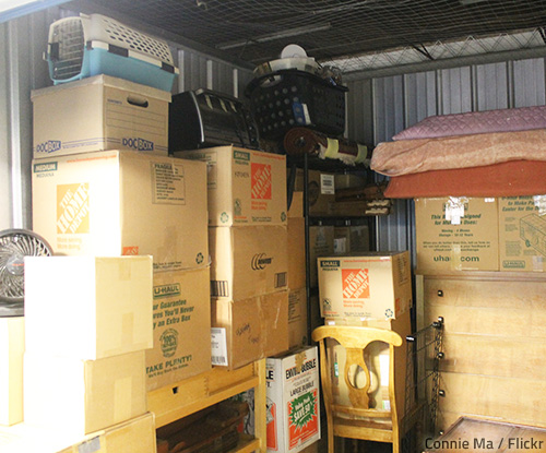 Self-storage is your best bet when storing items long term.