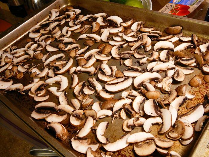 как сушить грибы в духовке