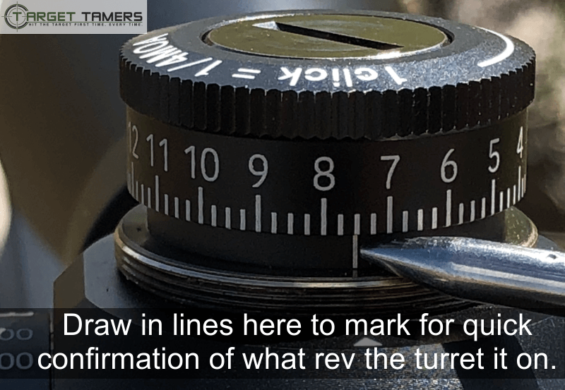 Marking Your Turret for Quick Confirmation of Which Rev it is On