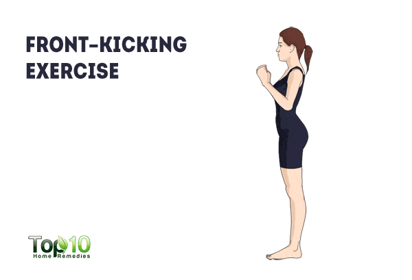 front kicking exercise