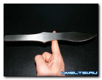 Метательный нож своими руками