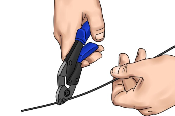Wire cutters and bolt cutters can cut thicker things than most pliers can